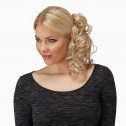 'Essential Wrap' hairpiece, Creamy Twist, side.